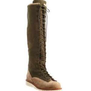 Green and Tan Knee-high Rag and Bone Boots